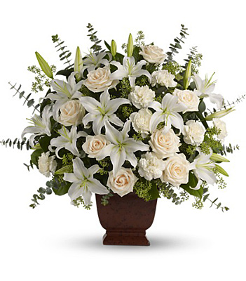 Loving Lilies and Roses Bouquet from Richardson's Flowers in Medford, NJ